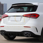 V Style Gloss Black Boot Spoiler for Mercedes Benz W177 A Class Hatchback 18-25