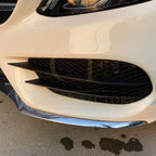 Gloss Black Front Bumper Side Grille for Mercedes Benz W205 C Class 15-18