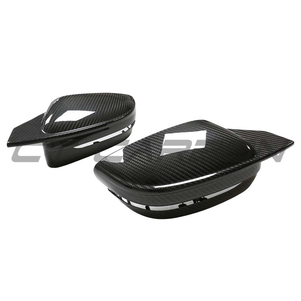 BMW G14/G15/G16 8 SERIES 2018+ LHD DRY CARBON FIBRE MIRROR COVER REPLACEMENTS - V1