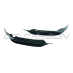BMW E90/E91 3 SERIES LCI SE 2009-2011 GLOSS BLACK SPLITTER CORNERS - V1
