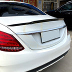 Brabus Style Gloss Black Boot Spoiler for Mercedes Benz W205 C Class Saloon 15-21