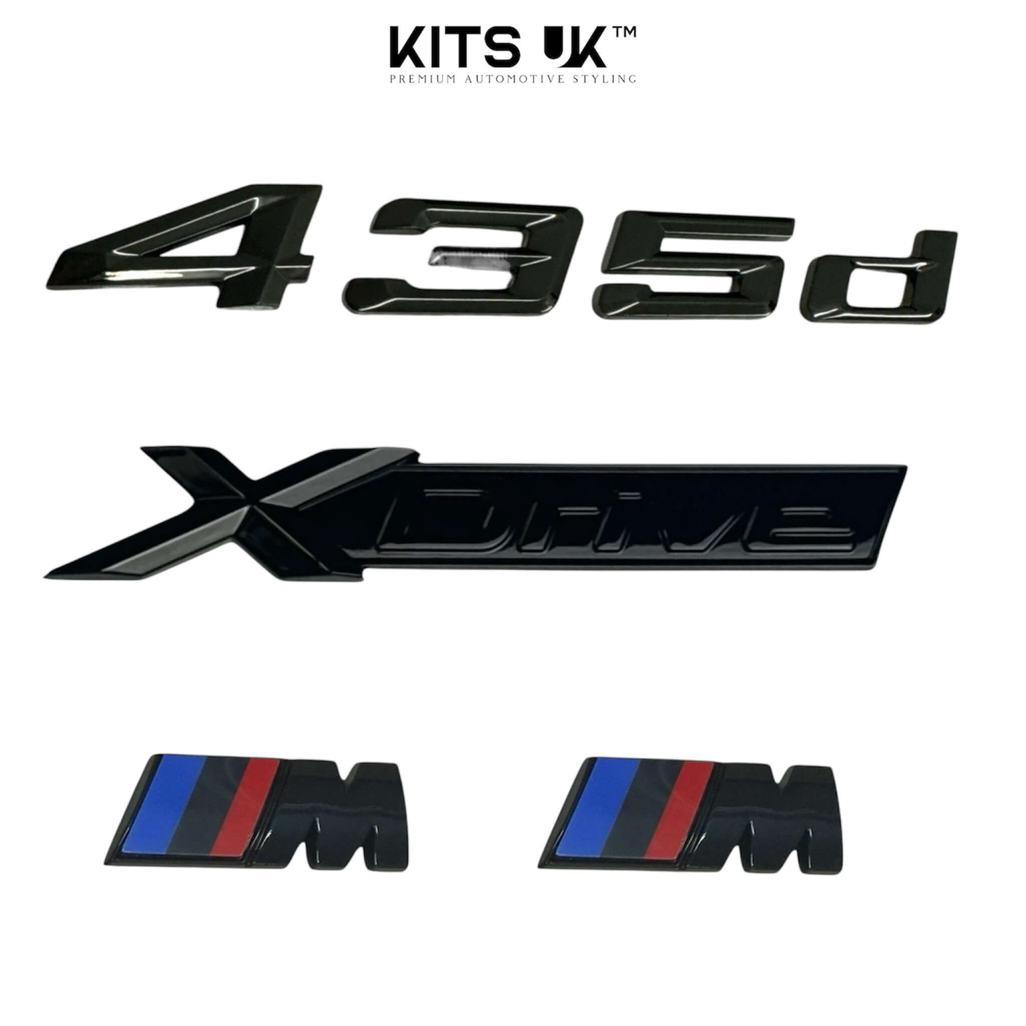 BMW XDrive Black Badge Package | Gloss Black De-Chrome Kit