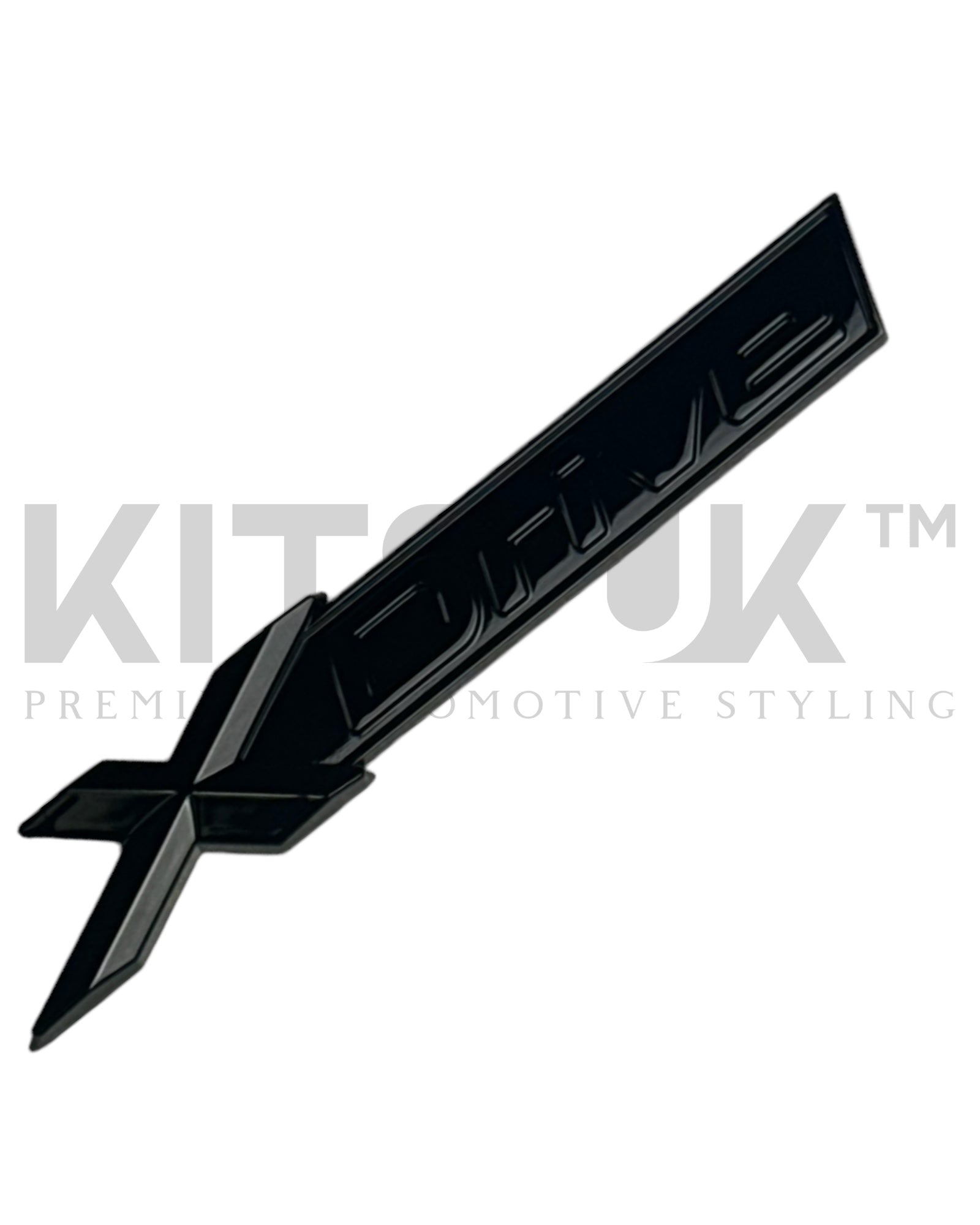BMW XDrive Black Replacement Badge | Gloss Black Emblem
