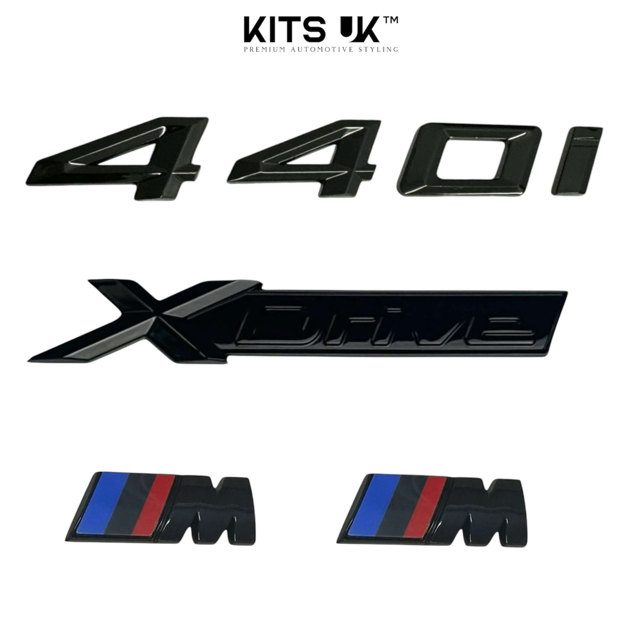BMW XDrive Black Badge Package | Gloss Black De-Chrome Kit