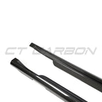 PORSCHE TAYCAN / TAYCAN 4 / TAYCAN 4S / TAYCAN GTS 2019+ CARBON FIBRE SIDE SKIRTS