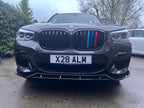 MP Style Gloss Black Front Splitter for BMW G01 X3 G02 X4 Pre-LCI 18-21