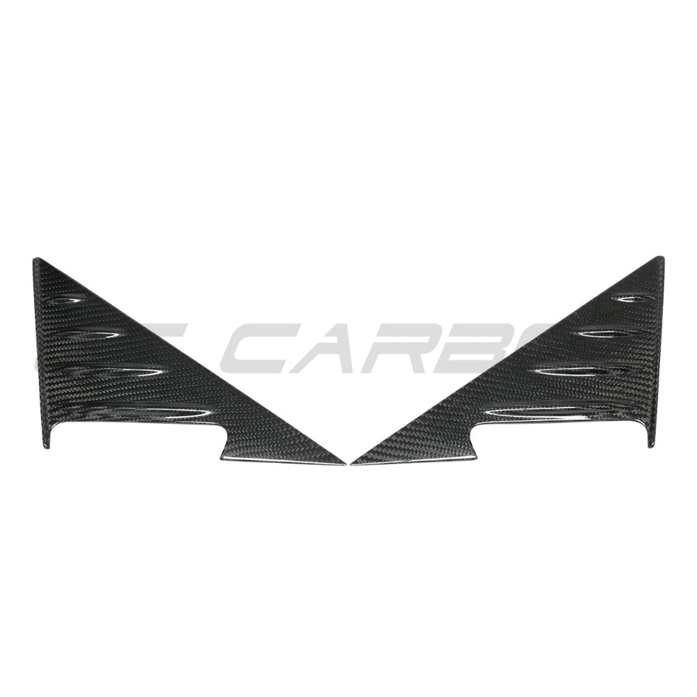 BMW G22/G23/G26 4 SERIES 2021+ DRY CARBON FIBRE MIRROR PILLAR TRIM