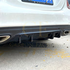 Gloss Black Rear Diffuser Extension for Mercedes Benz W205 C Class & C63 Saloon 15-21