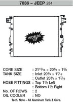 CSF 07-12 Jeep Wrangler (JK) Heavy Duty (AT & MT) All-Aluminum Radiator