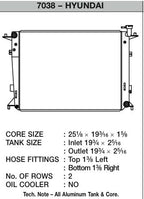 CSF 10-12 Hyundai Genesis 3.8L High-Performance All-Aluminum Radiator