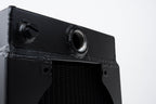 CSF The KING Cooler - Ultimate Drag Race Radiator w/ SPAL Fan & Mounting Kit - Black