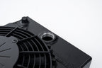 CSF The KING Cooler - Ultimate Drag Race Radiator w/ SPAL Fan & Mounting Kit - Black