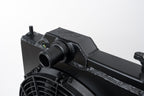 CSF Mitsubishi Evo 7/8/9 Full Size Slim Radiator w/ 12in SPAL Fan - Black