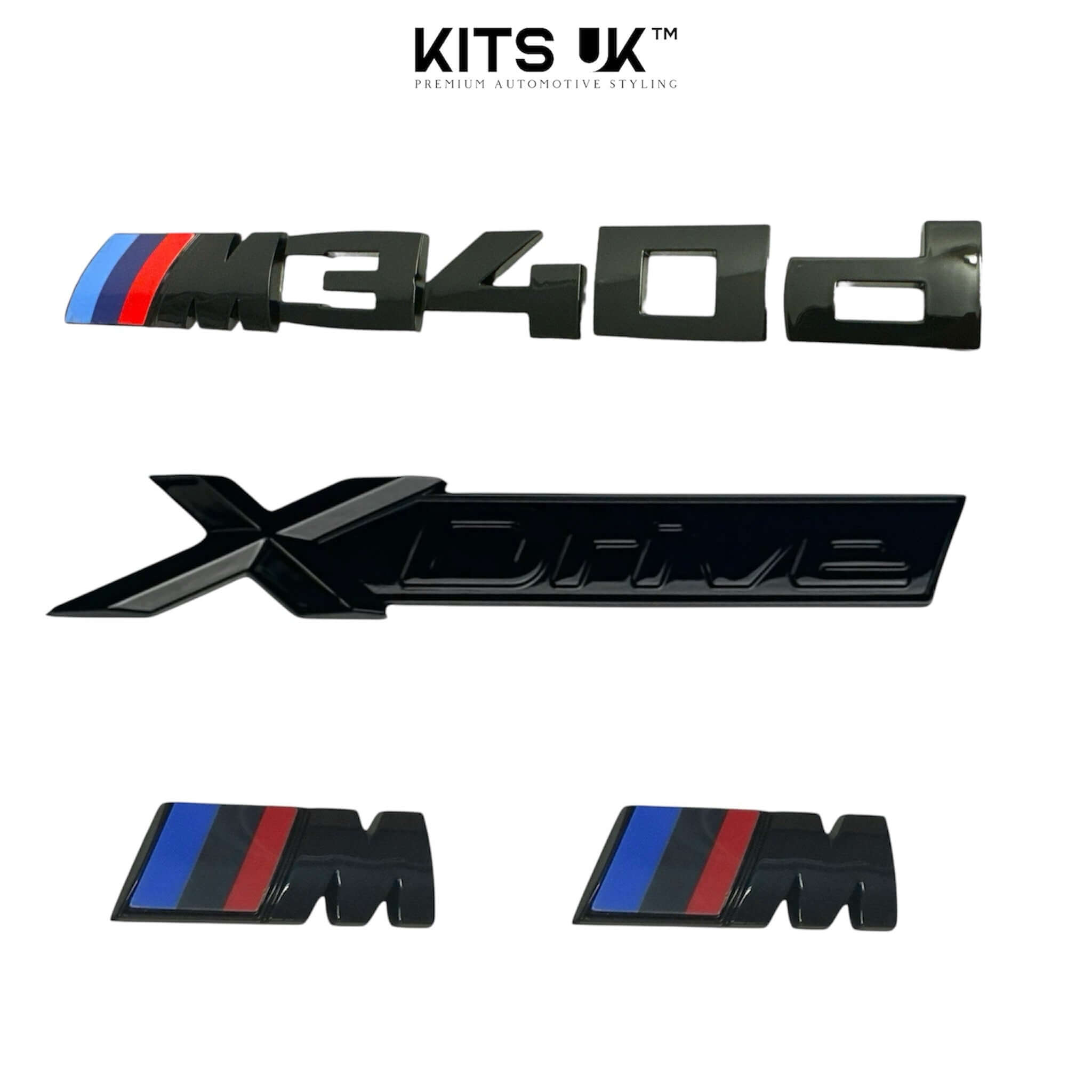 BMW XDrive Black Badge Package | Gloss Black De-Chrome Kit
