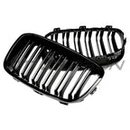 BMW F20 1 SERIES 2011-2019 GLOSS BLACK GRILL DUAL SLATS - V1