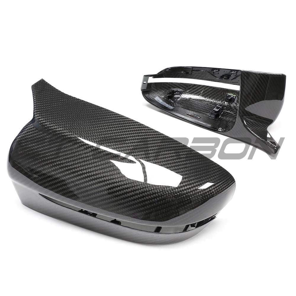 BMW G42 2 SERIES 2022+ LHD DRY CARBON MIRROR COVER REPLACEMENTS - V2