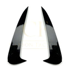 Gloss Black Rear Bumper Trims for Mercedes Benz W205 C Class Estate 15-21
