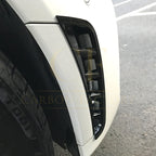 Gloss Black Front Bumper Trims for Mercedes Benz W205 C Class 19-21