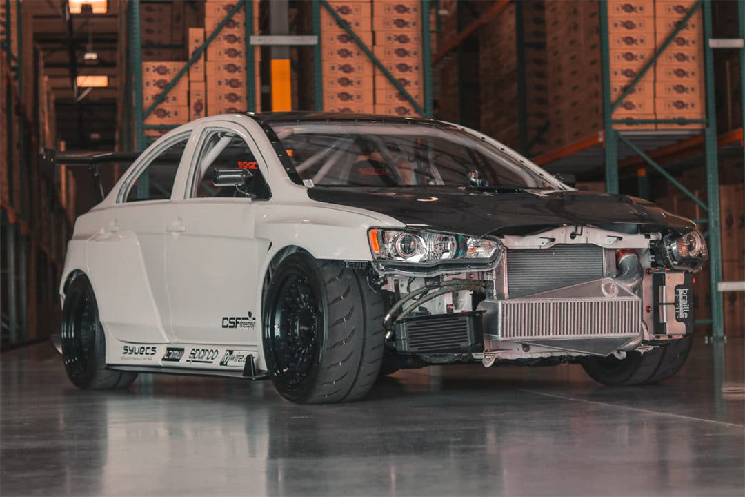 CSF Universal Dual-Pass Oil Cooler - M22 x 1.5 connections - 13L x 4.75H x 2.16W