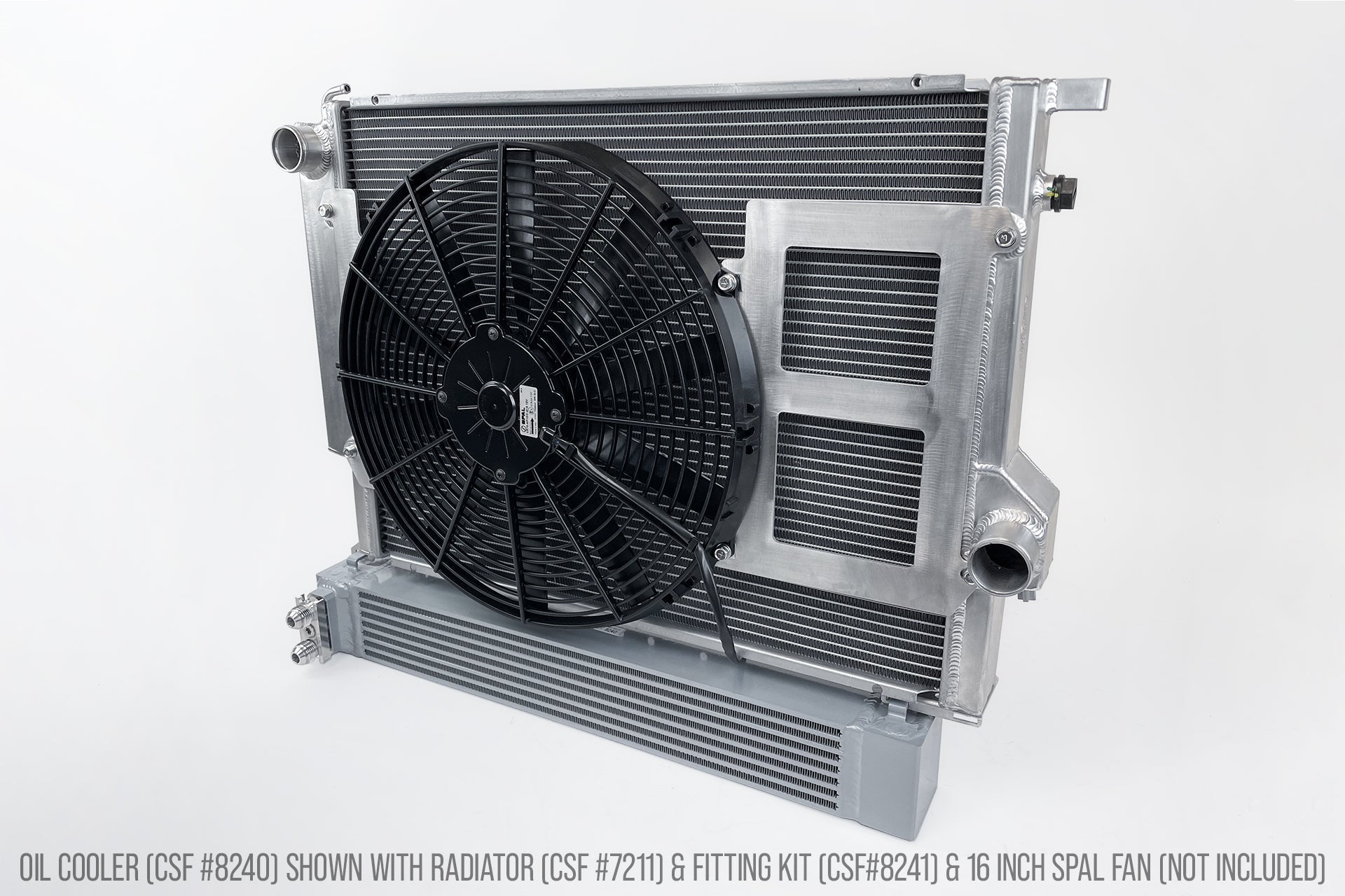 CSF BMW S54 Swap E36 Race-Spec Dual-Pass Oil Cooler