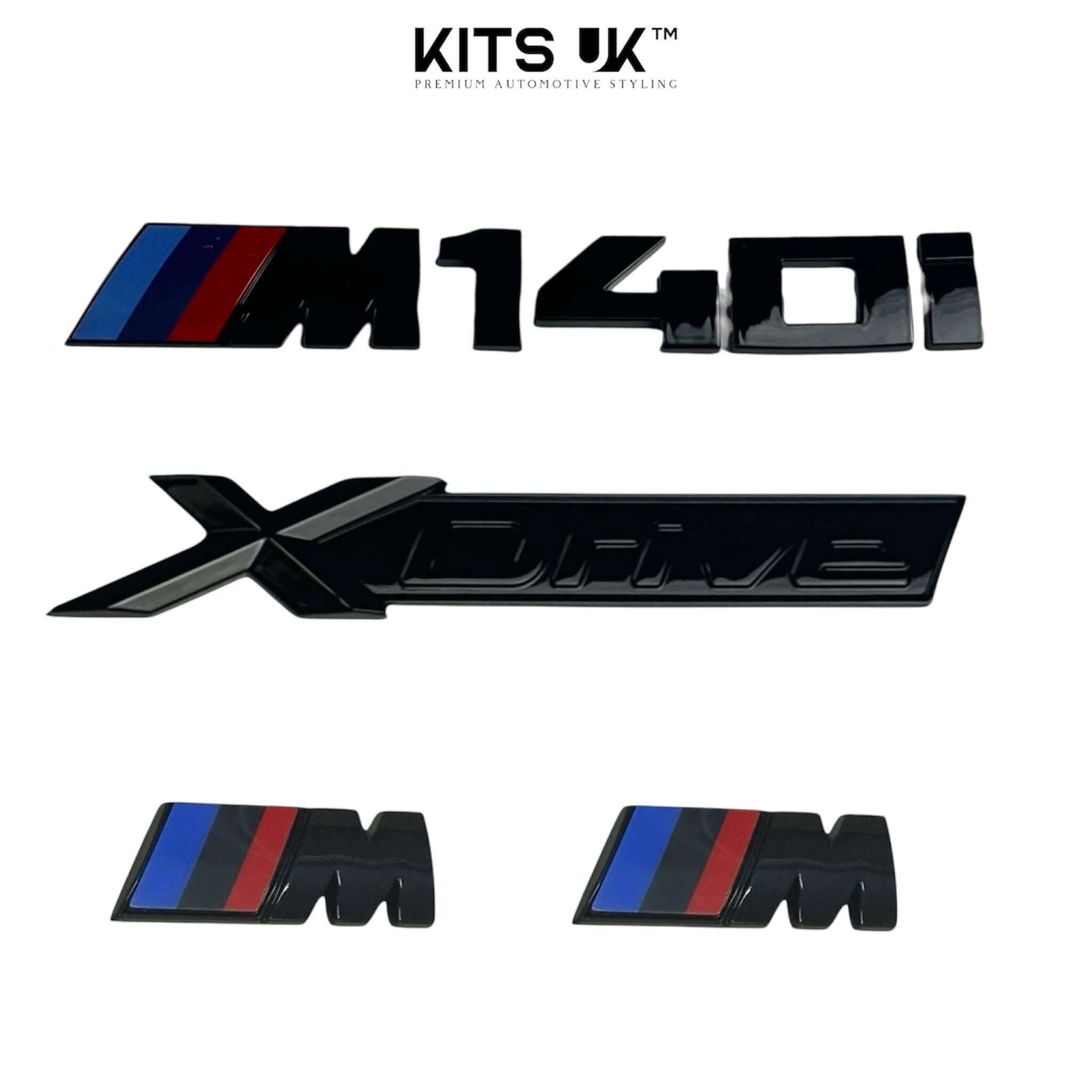BMW XDrive Black Badge Package | Gloss Black De-Chrome Kit