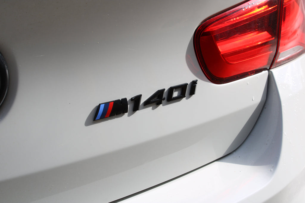 BMW M140i Black Tailgate Badge