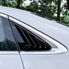 Gloss Black Window Louver Vents for Audi A3 8Y Saloon 20-Present
