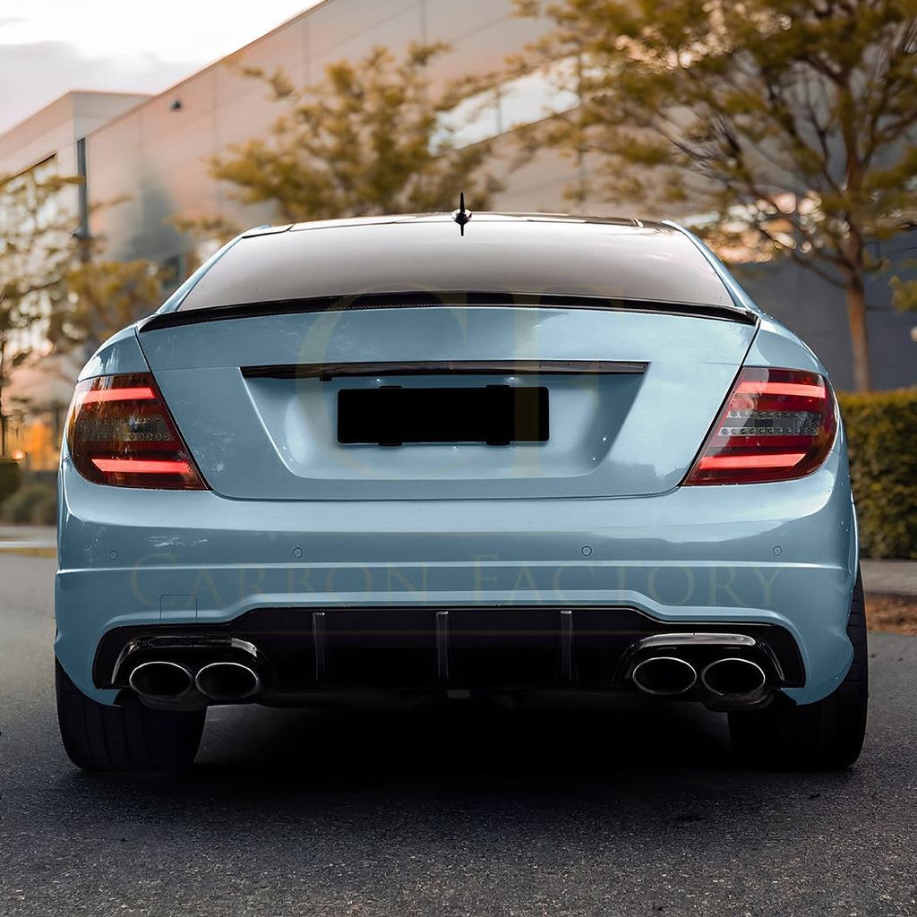 AMG Style Gloss Black Boot Spoiler for Mercedes Benz W204 C Class & C63 Coupe 07-14