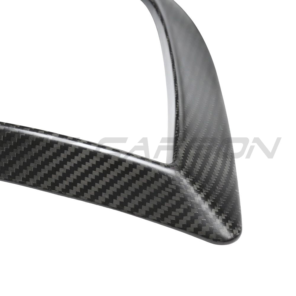 TESLA MODEL 3 2017-2023 CARBON FIBRE FRONT BUMPER CANARDS