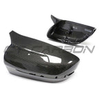 BMW G42 2 SERIES 2022+ RHD DRY CARBON MIRROR COVER REPLACEMENTS - V2