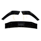 V Style Gloss Black Diffuser for Audi A3 S3 Saloon 20-Present