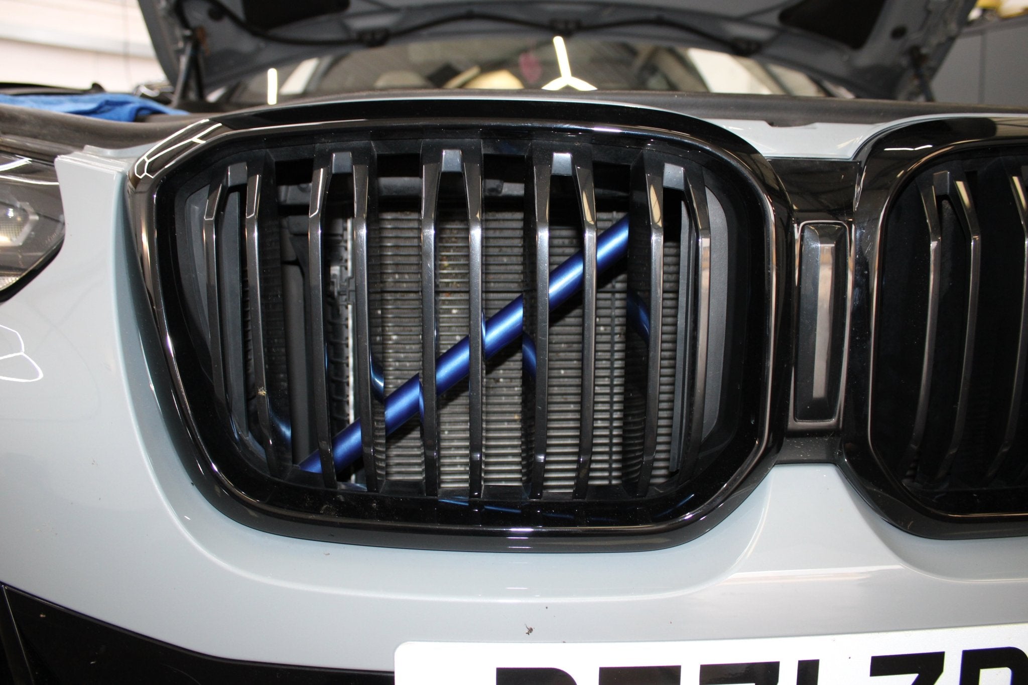 BMW V Brace Paint Service | Custom Engine Bay Styling