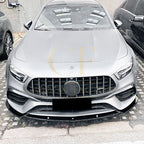 V Style Gloss Black Front Splitter for Mercedes Benz W177 A Class A45 & A45S 18-22