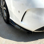 Gloss Black Rear Bumper Spats for Mercedes Benz W205 C Class Saloon 15-21