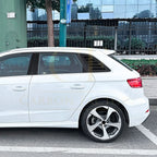 Gloss Black Window Louver Vents for Audi A3 8V S3 Hatchback 13-20