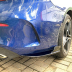 Gloss Black Rear Bumper Spats for Mercedes Benz W205 C Class Coupe 15-21