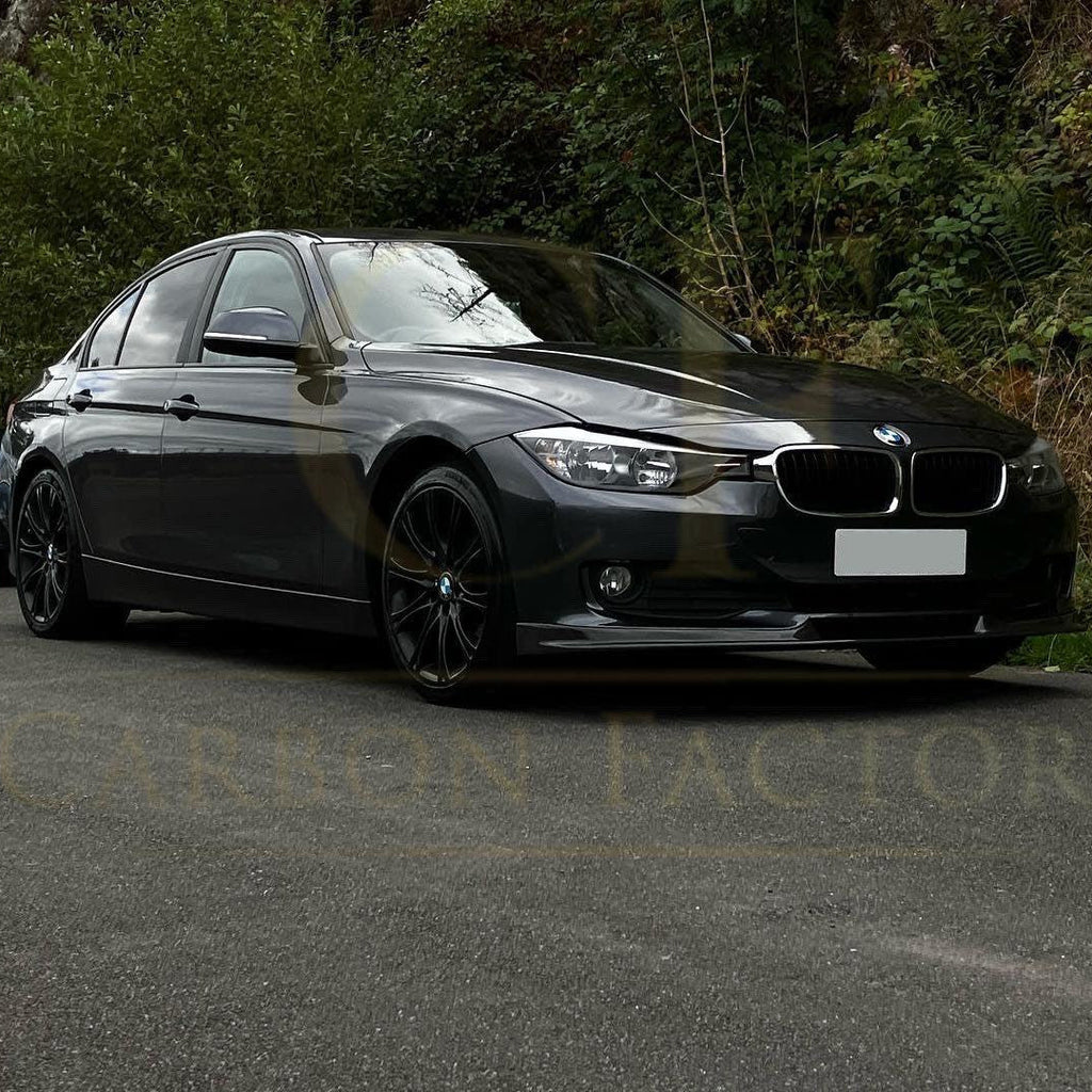 A Style Carbon Fibre Front Splitter for BMW F30 3 Series Non M Sport 12-15