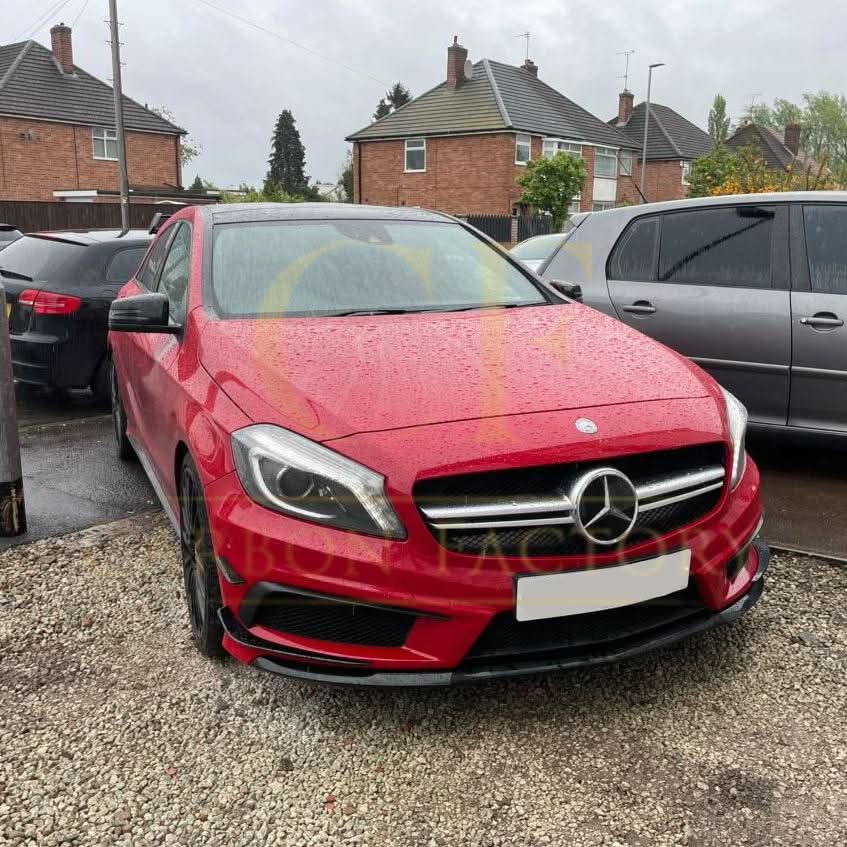 A45 AMG Gloss Black Canards (6 Pieces) for Mercedes Benz W176 A Class 12-15