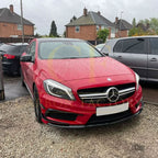 A45 AMG Gloss Black Canards (6 Pieces) for Mercedes Benz W176 A Class 12-15