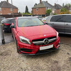 A45 AMG Gloss Black Canards (6 Pieces) for Mercedes Benz W176 A Class 12-15