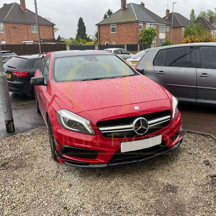 A45 AMG Gloss Black Canards (6 Pieces) for Mercedes Benz W176 A Class 12-15