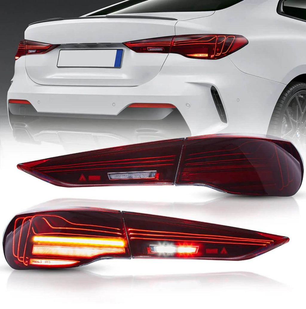 LED Laser Aftermarket CSL Style Tail lights For BMW 4 Series G22/G23/G26 2020 - 2024