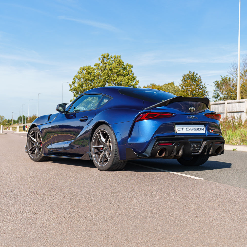 TOYOTA SUPRA 2019+ A90 CARBON FIBRE DIFFUSER ADD ON