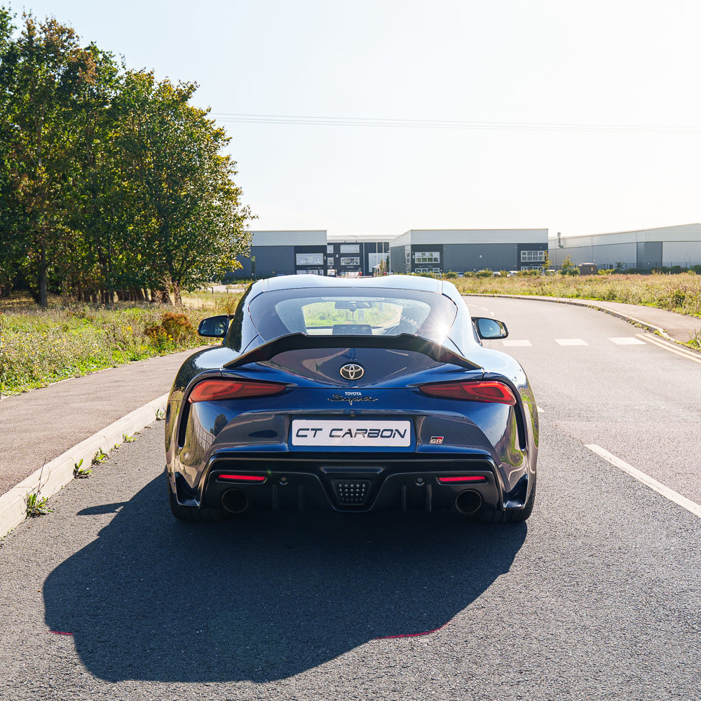 TOYOTA SUPRA 2019+ A90 CARBON FIBRE DIFFUSER ADD ON