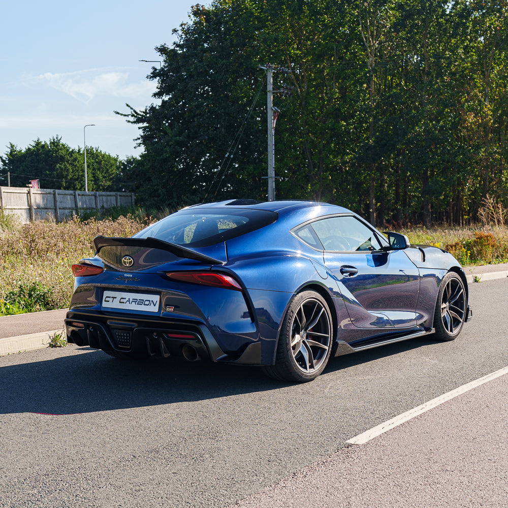 TOYOTA SUPRA 2019+ A90 CARBON FIBRE DIFFUSER ADD ON