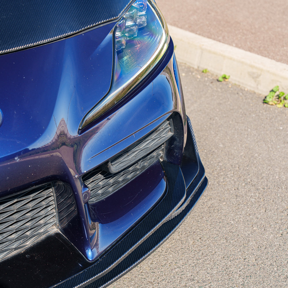 TOYOTA SUPRA 2019+ A90 CARBON FIBRE SPLITTER - V2
