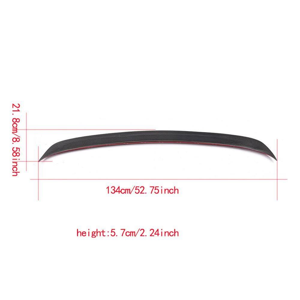 AC Style Carbon Fibre Boot Spoiler for BMW E60 5 Series inc M5 03-10