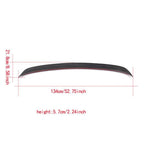 AC Style Carbon Fibre Boot Spoiler for BMW E60 5 Series inc M5 03-10