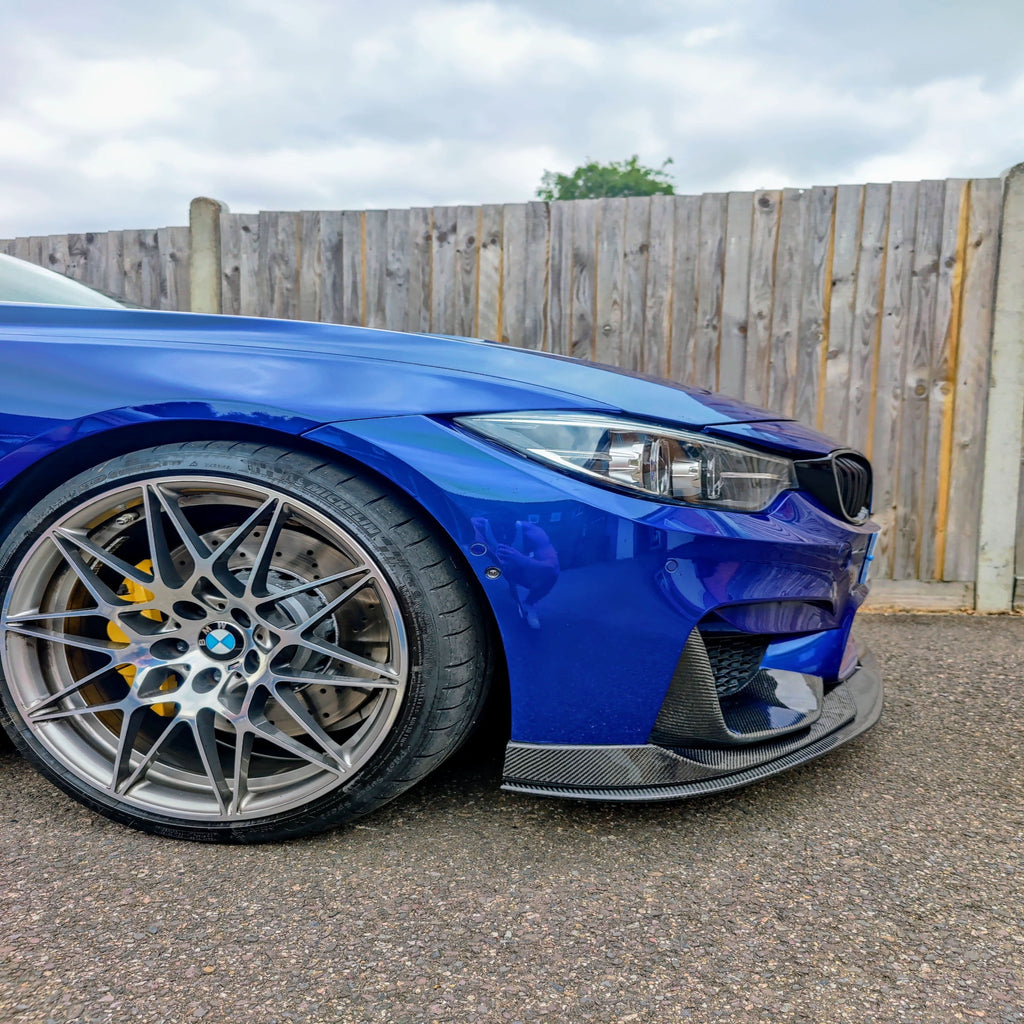 AC Style Carbon Fibre Front Splitter for BMW F80 M3 F82 F83 M4 14-20