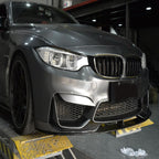 AC Style Carbon Fibre Front Splitter for BMW F80 M3 F82 F83 M4 14-20
